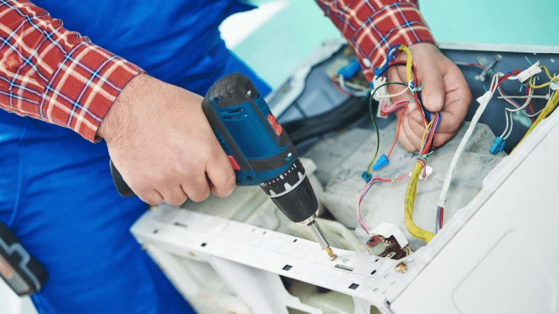 Kazan Mdv Mdv çamaşır makinesi kart tamiri – Su almama arızası orijinal parça ile giderildi. - Teknik servis örneği